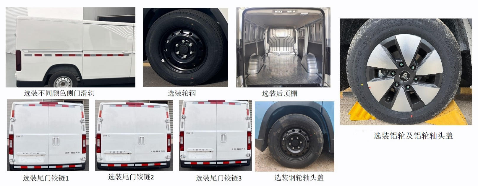福田牌BJ5030XXYEVA純電動(dòng)廂式貨車公告圖片