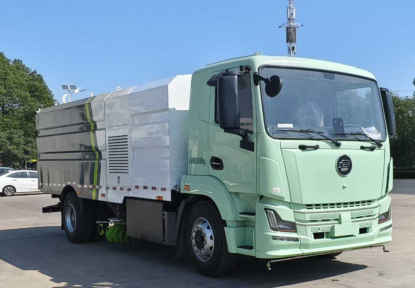 华威驰乐牌SGZ5180TXSHBEV纯电动洗扫车