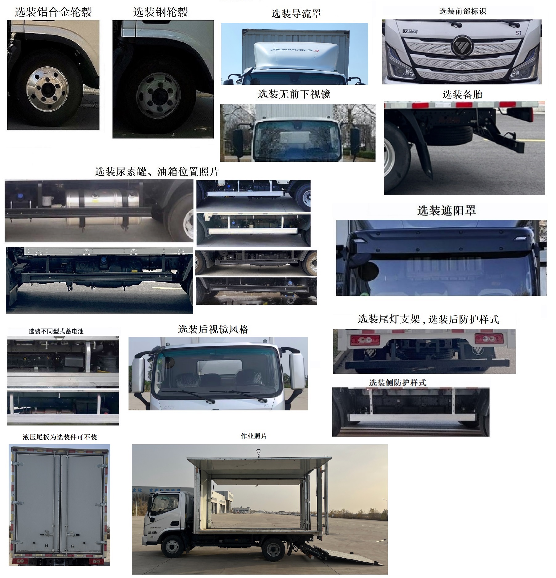 福田牌BJ5045XYK-FM6翼开启厢式货车公告图片
