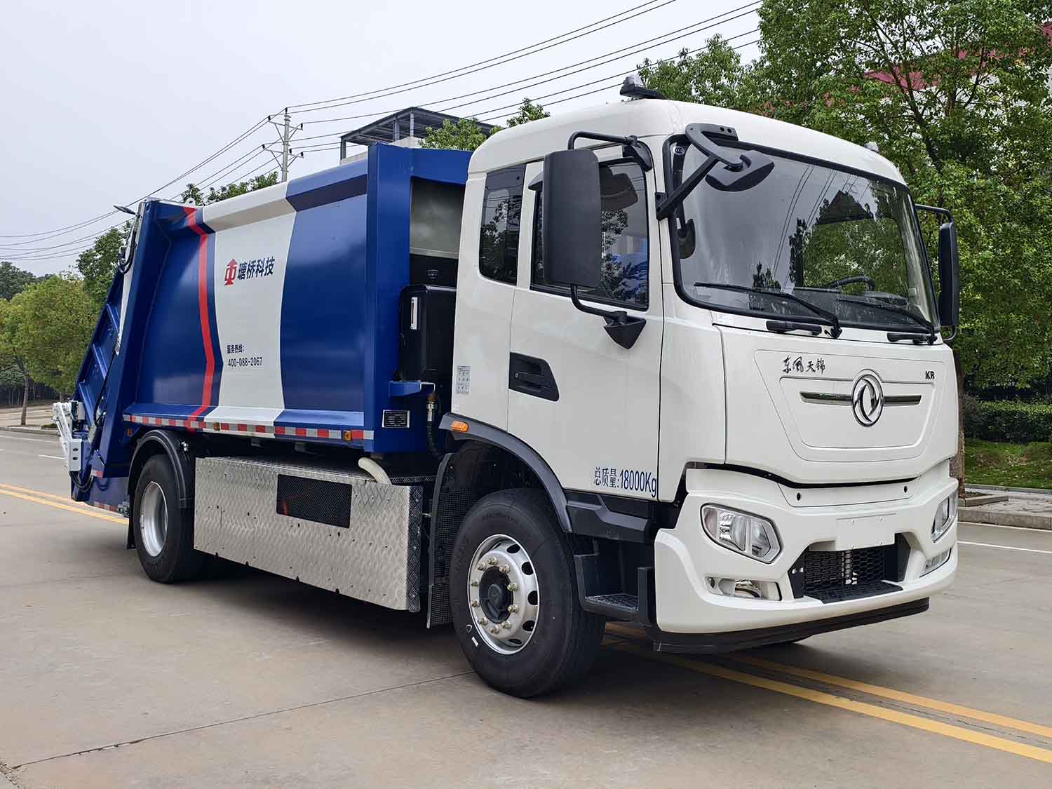瑭桥牌TQH5180ZYSDFBEV纯电动压缩式垃圾车