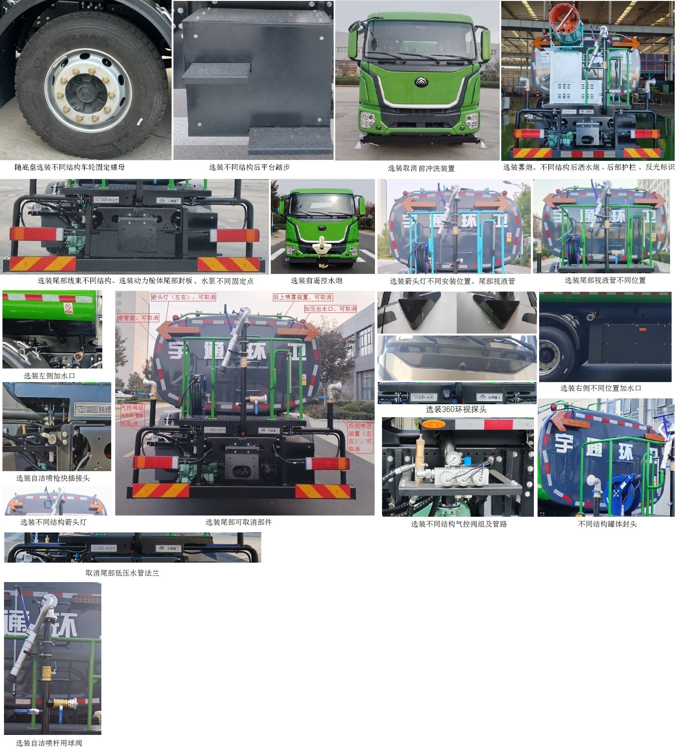 宇通牌YTZ5251GQXD0BEV純電動清洗車公告圖片