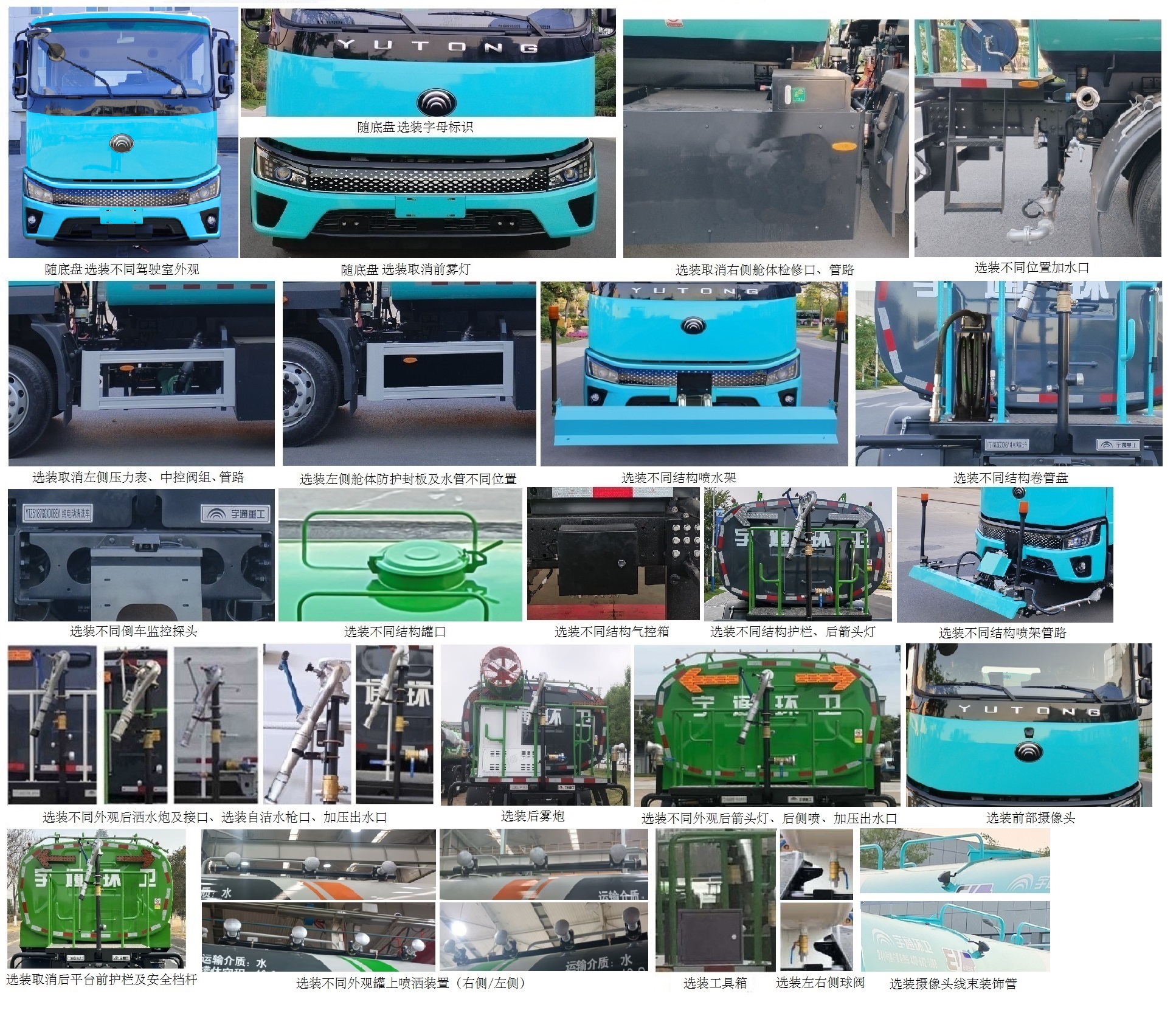 宇通牌YTZ5187GQXD0BEVA纯电动清洗车公告图片