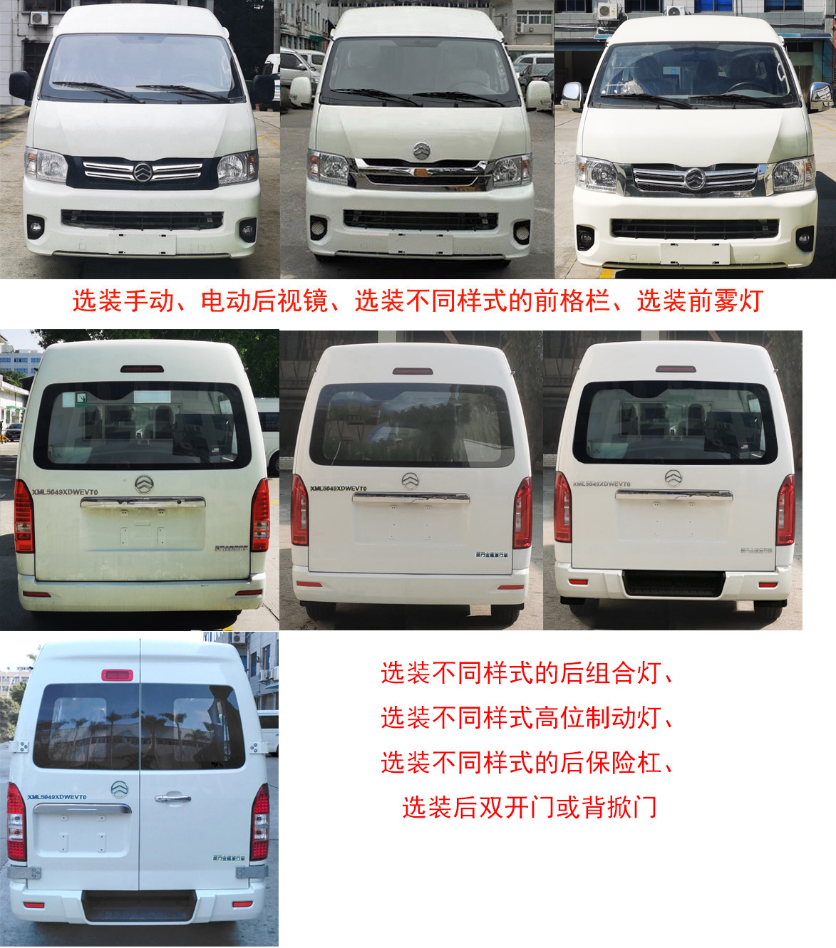 金旅牌XML5049XDWEVT0纯电动流动服务车公告图片
