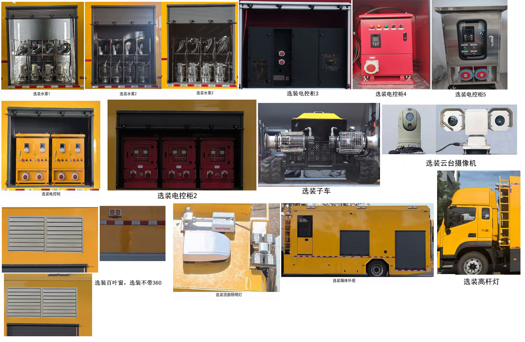 福田牌BJ5142TPSE6-H1大流量排水抢险车公告图片