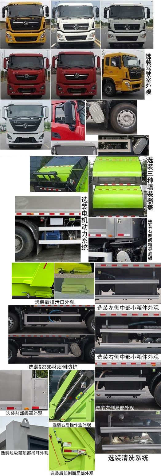 中联牌ZBH5250ZYSDFE6压缩式垃圾车公告图片