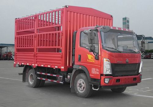 豪沃牌ZZ5117CCYG3815F112倉柵式運輸車公告圖片