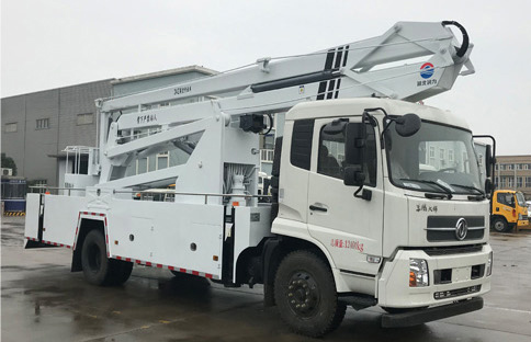 程力威牌CLW5120JGK6HX高空作业车公告图片