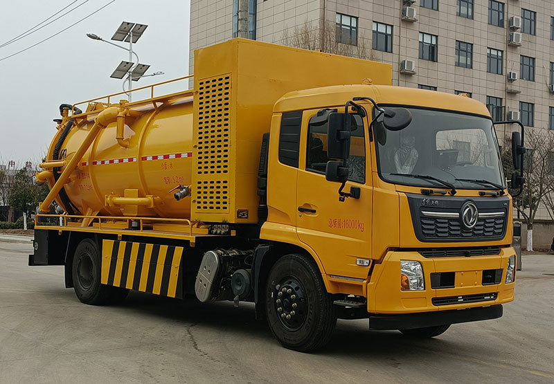 龙牧双星牌LMX5180GQWDF6清洗吸污车