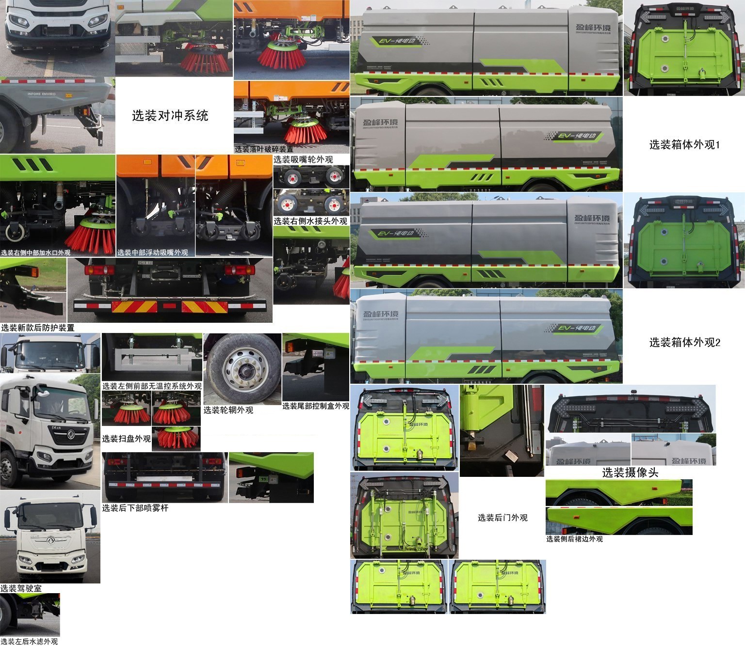 中联牌ZBH5180TXSDFBEV纯电动洗扫车公告图片