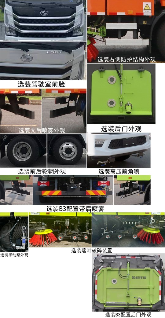 中联牌ZBH5120TXSSHABEV纯电动洗扫车公告图片