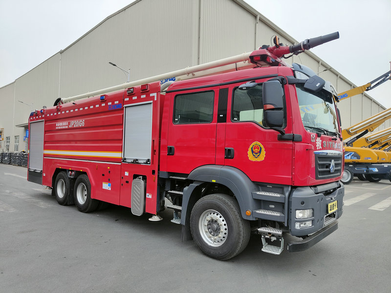 XZJ5334JXFJP20/G6型举高喷射消防车图片