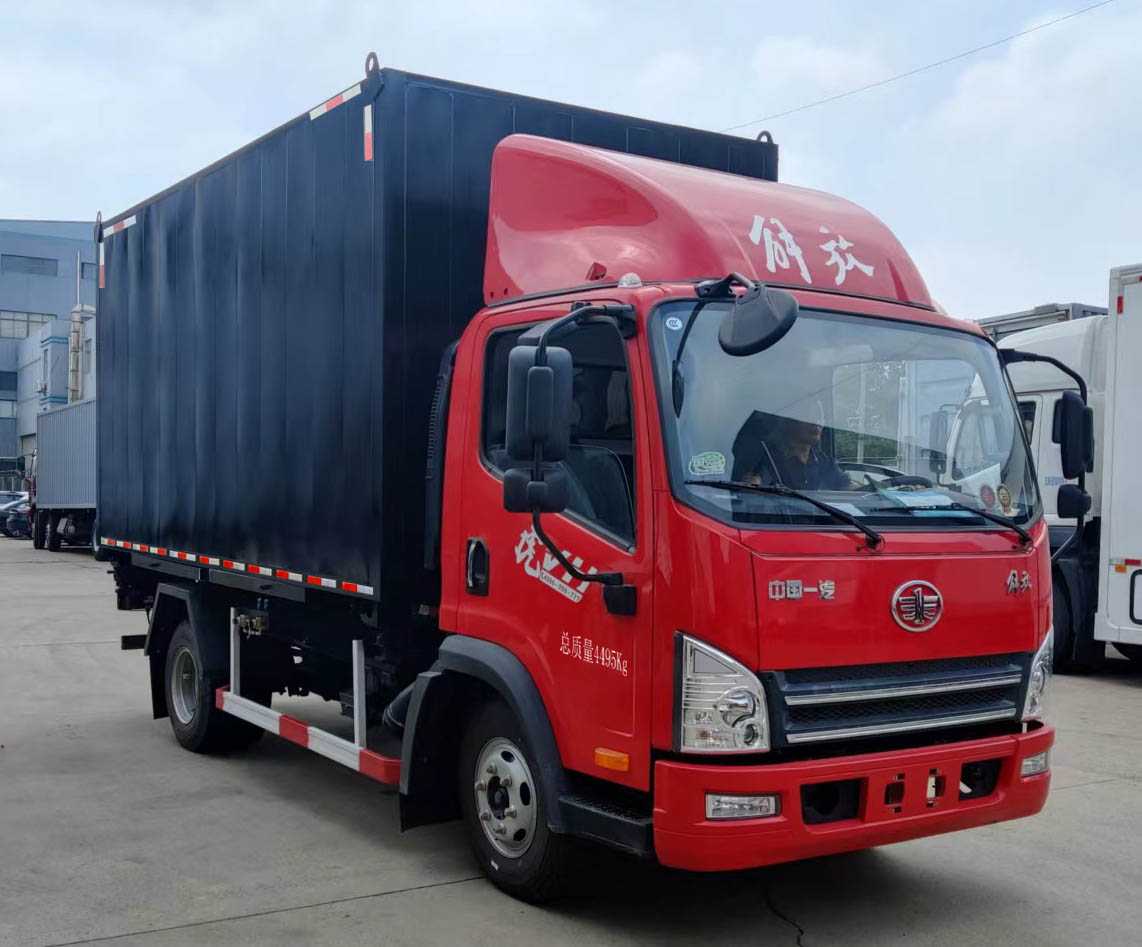 解放牌CA5049ZKXP40K41L2E6A84車(chē)廂可卸式汽車(chē)公告圖片