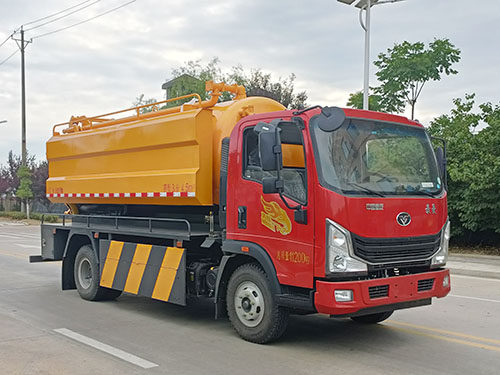 龙牧双星牌LMX5110GQWZZ6HX清洗吸污车