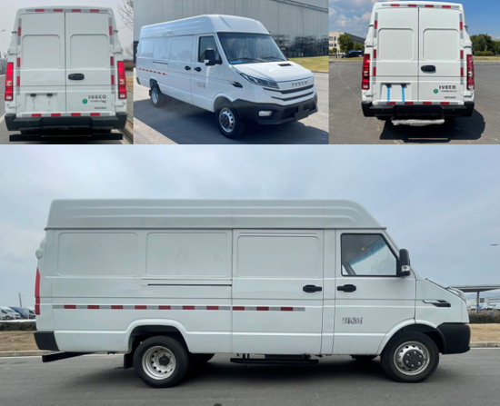 依維柯牌NJ5046XXY4A廂式運(yùn)輸車公告圖片