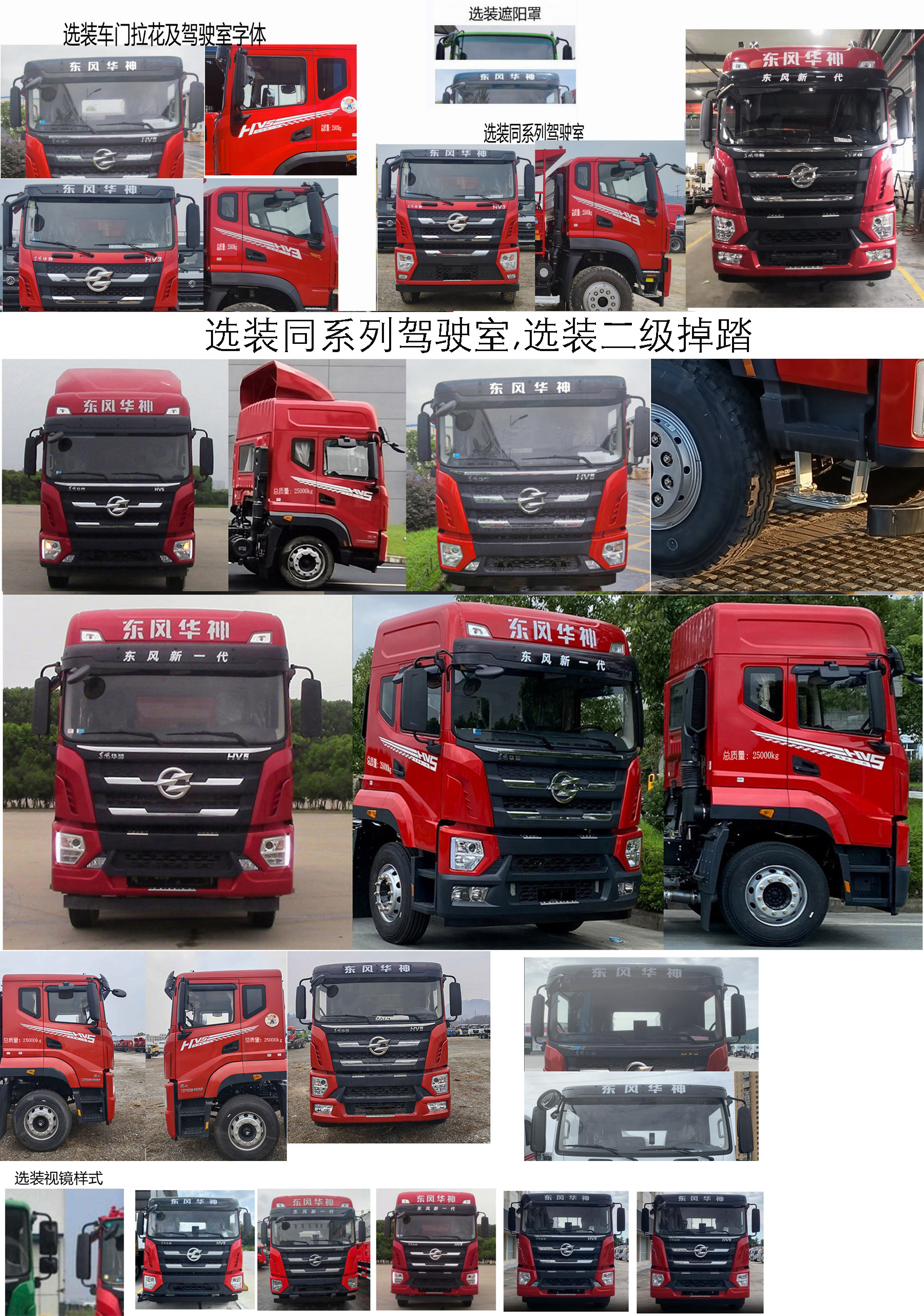 华神牌DFD5256XYKL6D21翼开启厢式车公告图片