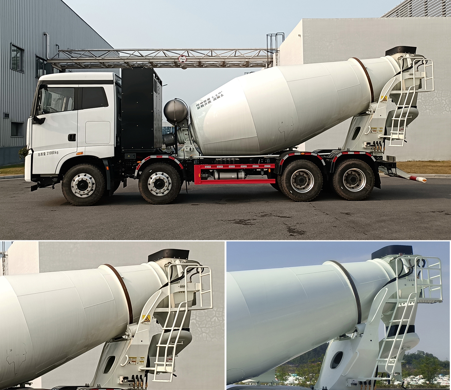三一牌SYM5310GJB4BEV7纯电动混凝土搅拌运输车公告图片