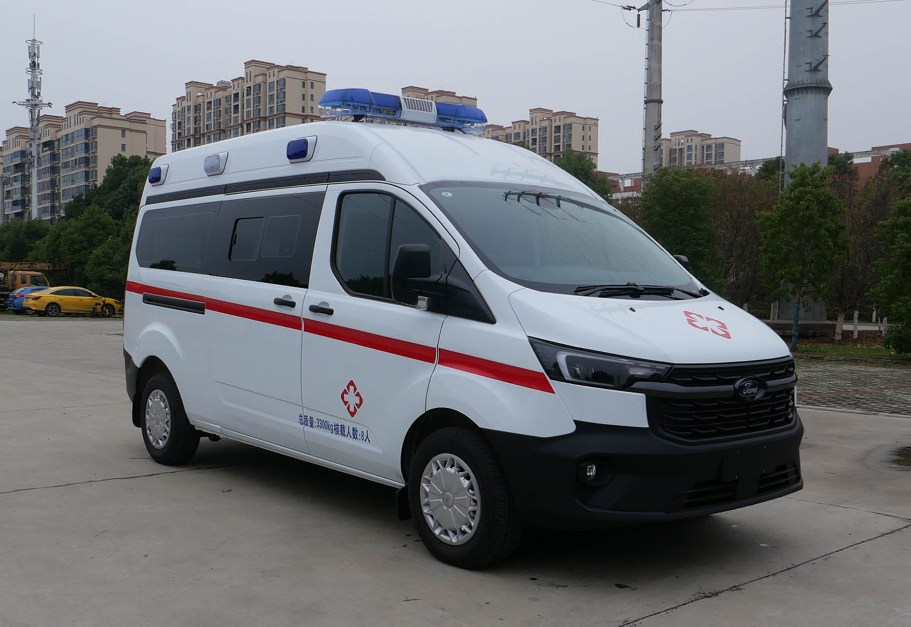 华通牌HCQ5034XJHJX6救护车