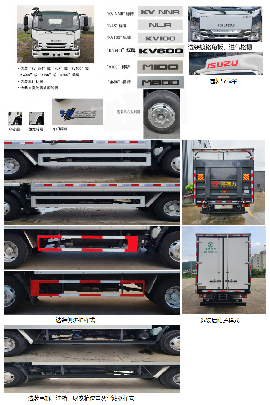 粤宇丰牌GEF5040XLCQL6冷藏车公告图片