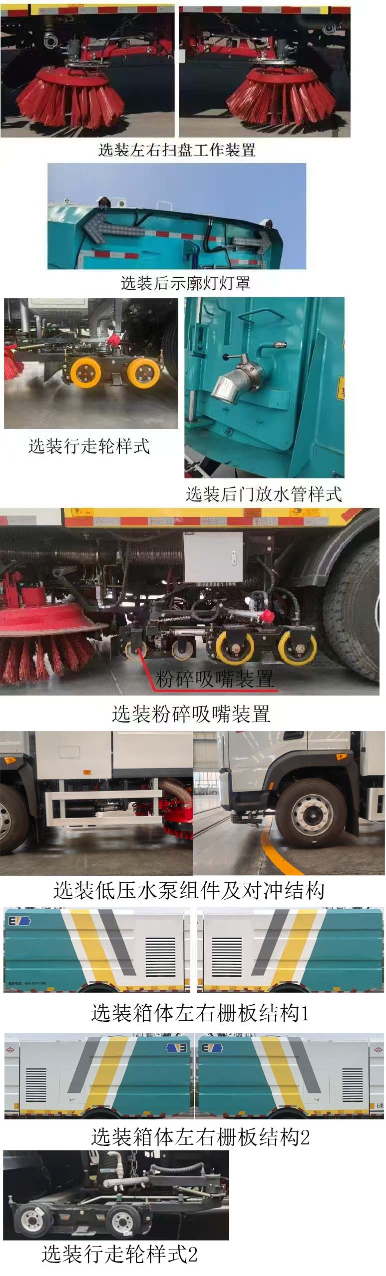 石煤牌SMJ5183TXSDBEV纯电动洗扫车公告图片