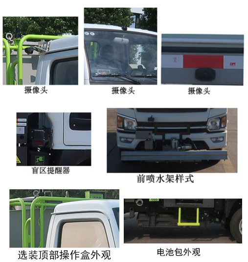中联牌ZBH5030TYHSHBEVA纯电动路面养护车公告图片