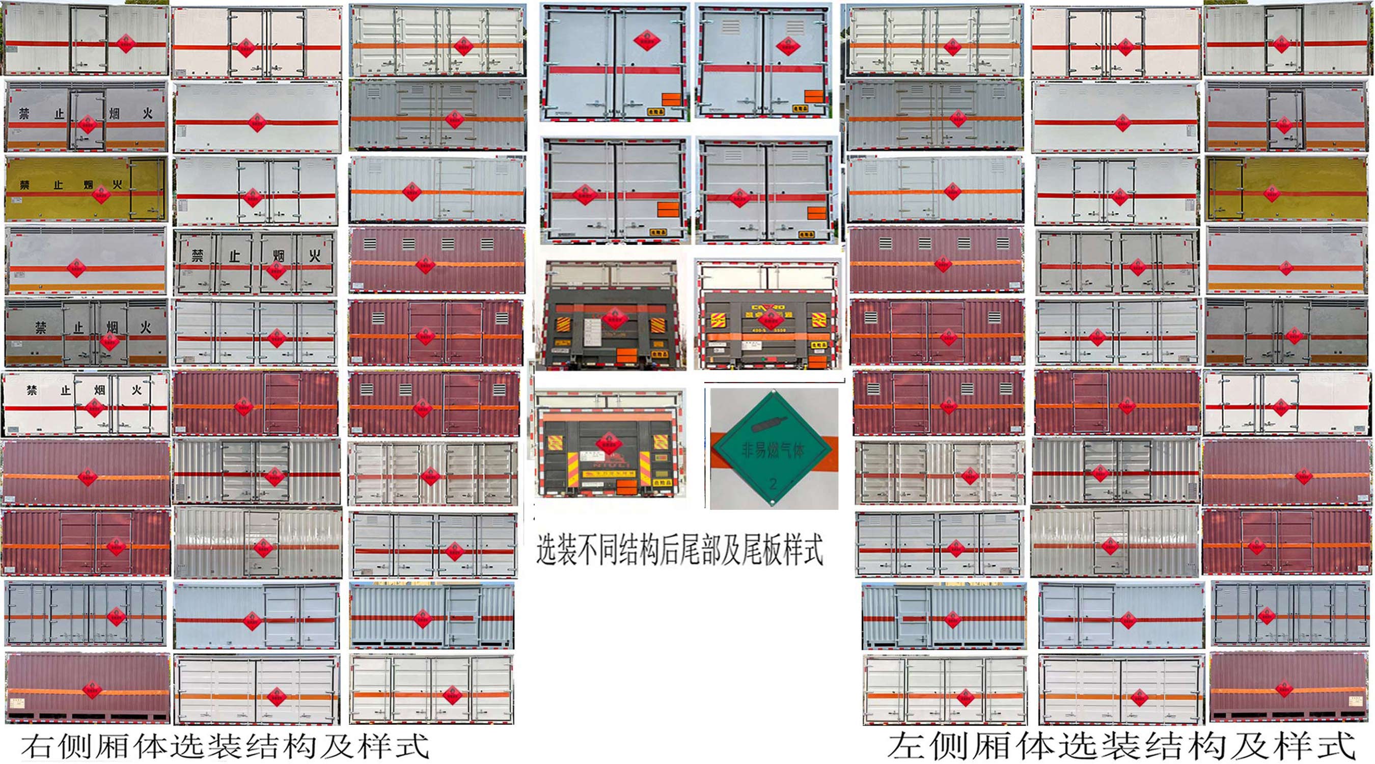 鼎宸腾兴牌DCZ5120XRQCA6易燃气体厢式运输车公告图片