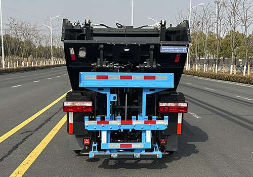 乐洁牌JLL5040ZZZHFE6自装卸式垃圾车公告图片