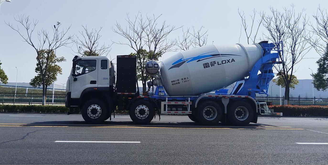 雷萨牌FLX5311GJBEV2A纯电动混凝土搅拌运输车公告图片