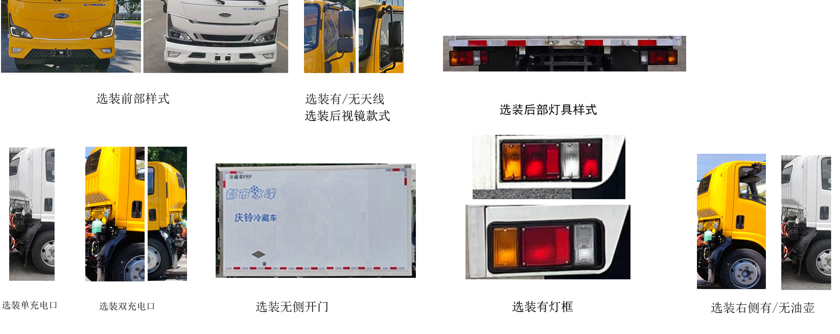庆铃牌(繁体)牌QL5100XLCBEVEYKA纯电动冷藏车公告图片