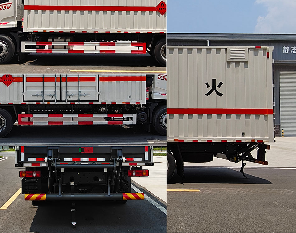 東風(fēng)牌DFC5183XRQDFV6易燃?xì)怏w廂式運(yùn)輸車公告圖片