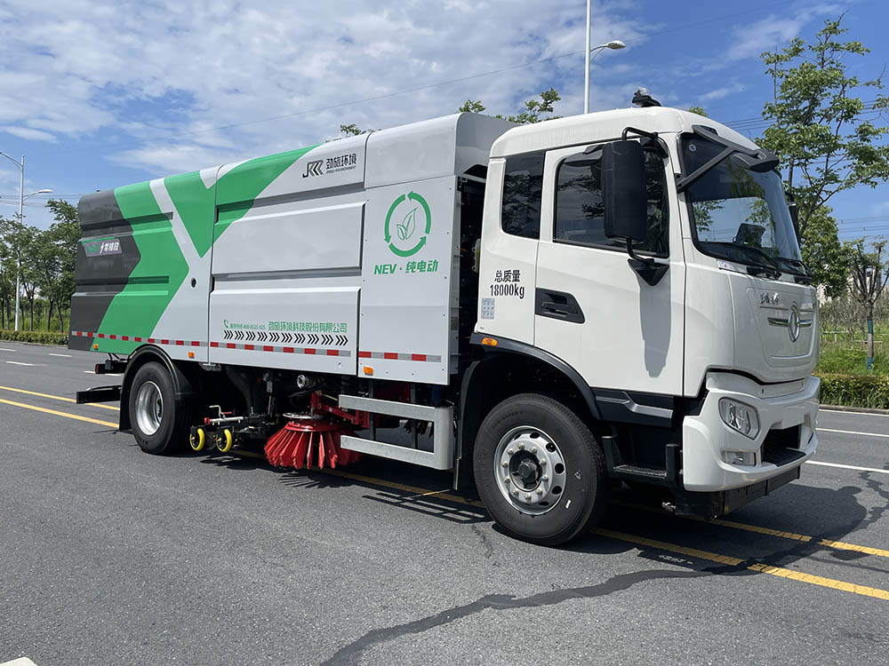 乐洁牌JLL5181TXSDFBEV纯电动洗扫车