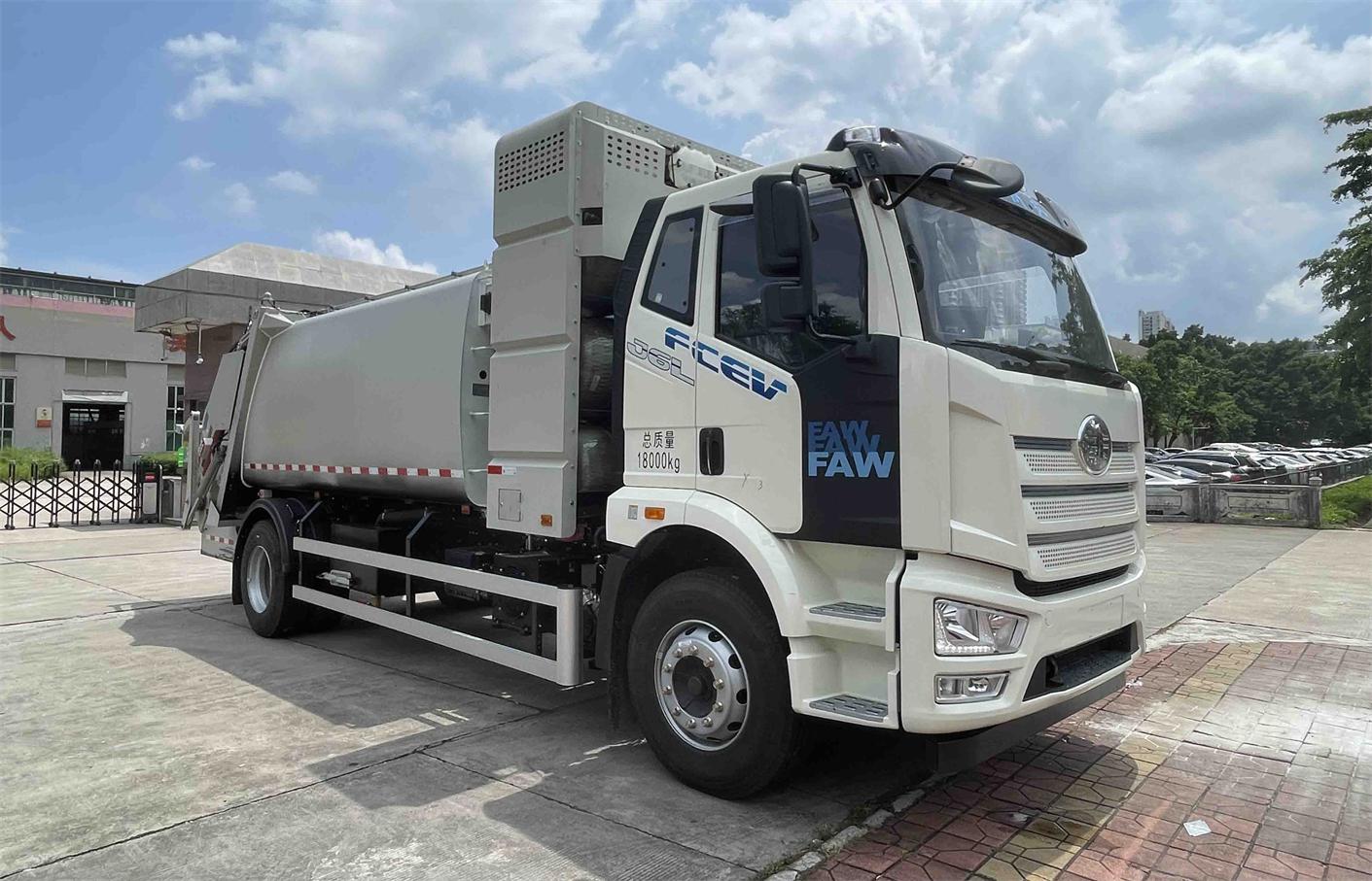 东风牌SE5180ZYSFCEV燃料电池压缩式垃圾车图片