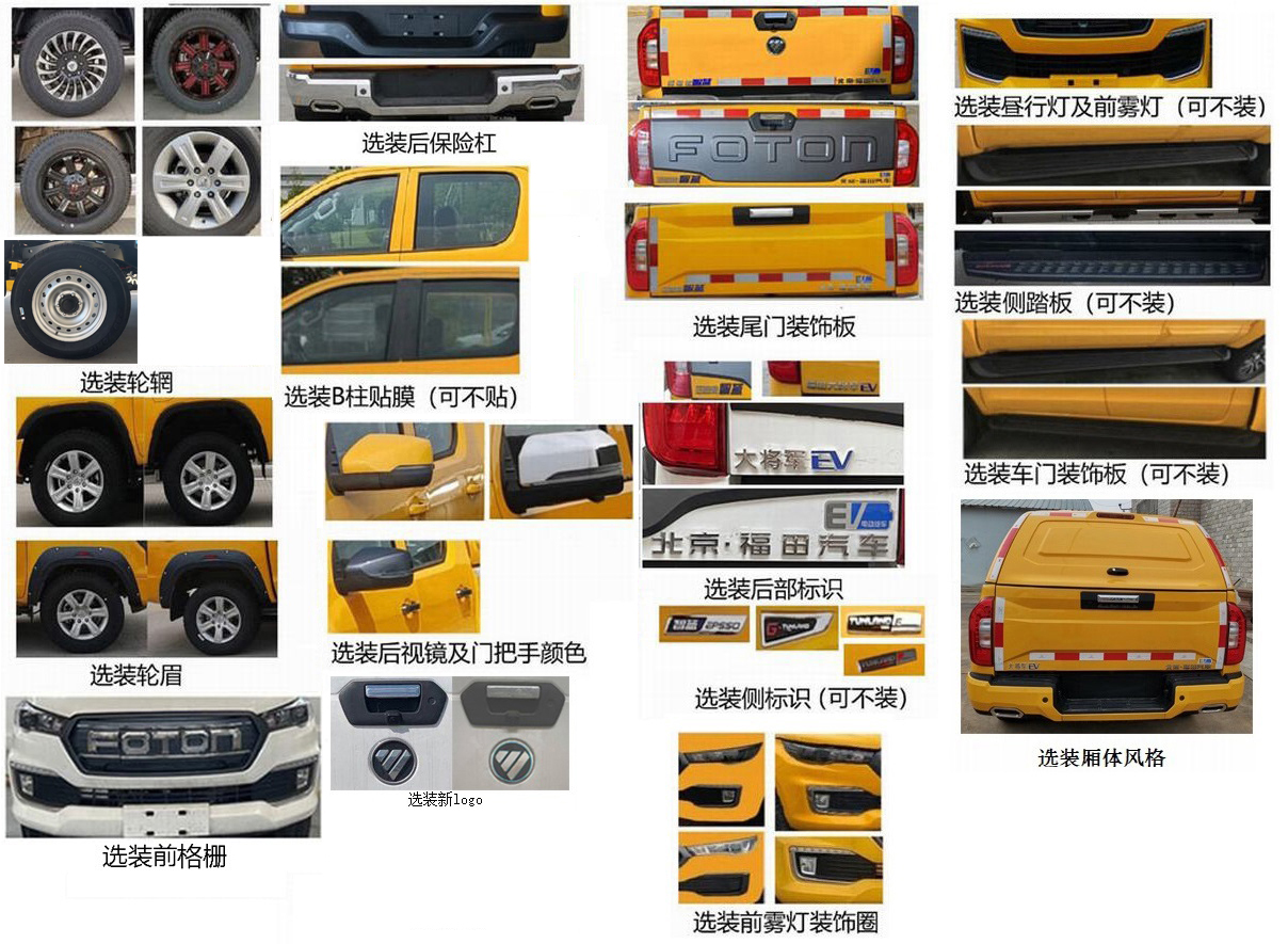 福田牌BJ5037XGCEV6纯电动工程车公告图片