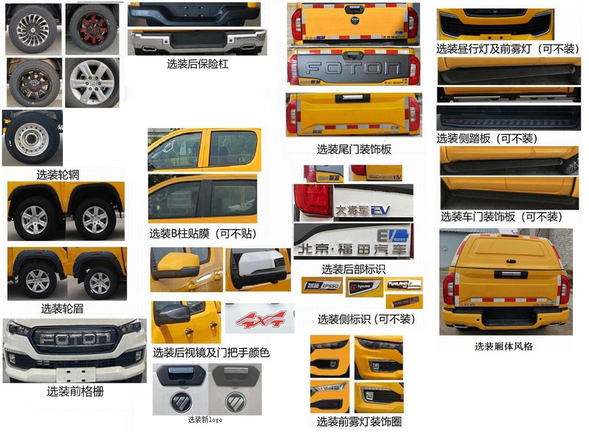 福田牌BJ5037XGCEV7纯电动工程车公告图片