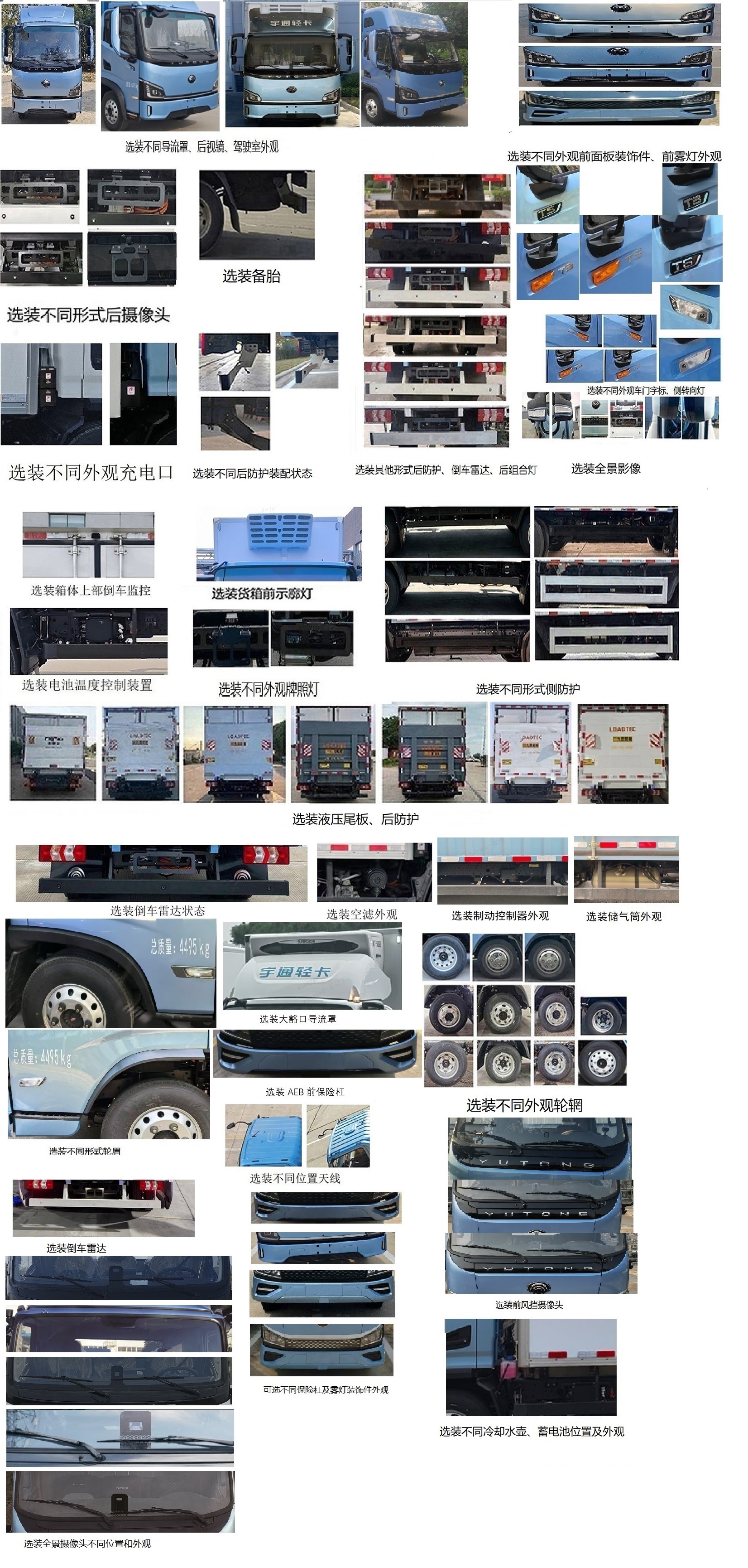 宇通牌ZKH5045XLCBEVA13纯电动冷藏车公告图片