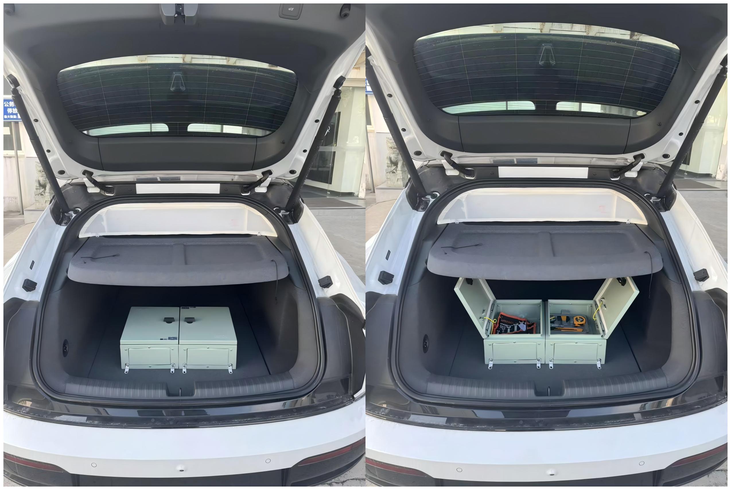 迈越牌AAR5031XGJBEV纯电动工具车公告图片