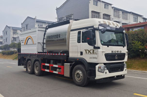 纤维同步封层车