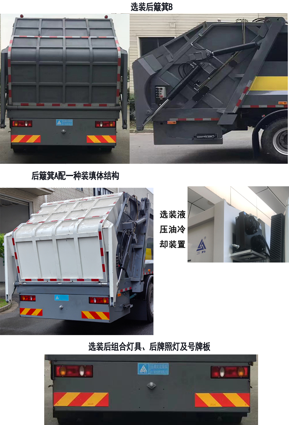 三力牌CGJ5180ZYSDFE6压缩式垃圾车公告图片
