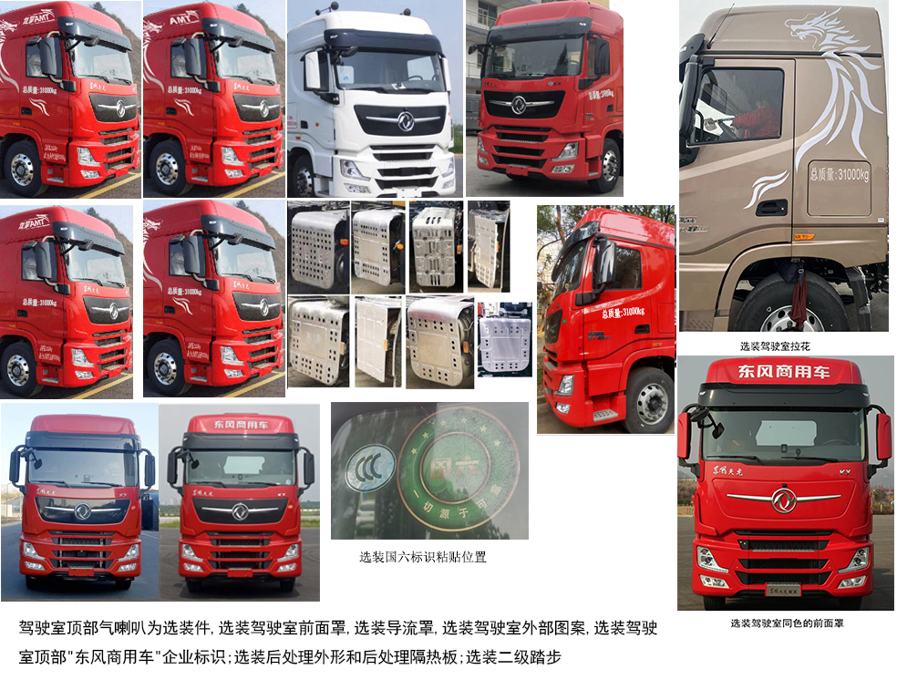 东风牌DFH5310CCQCX1畜禽运输车公告图片