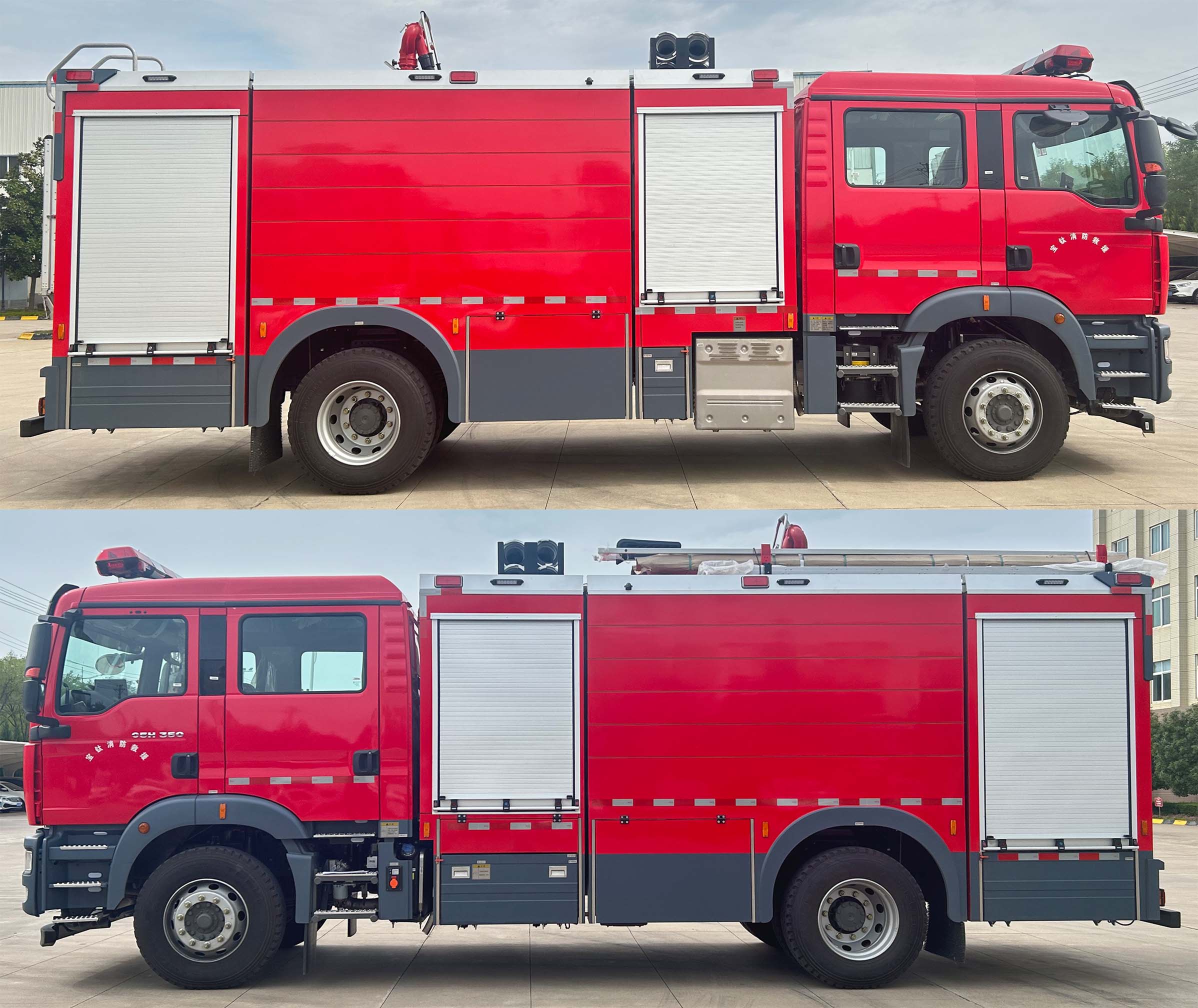 银河牌BX5190GXFSG80/SK6水罐消防车公告图片