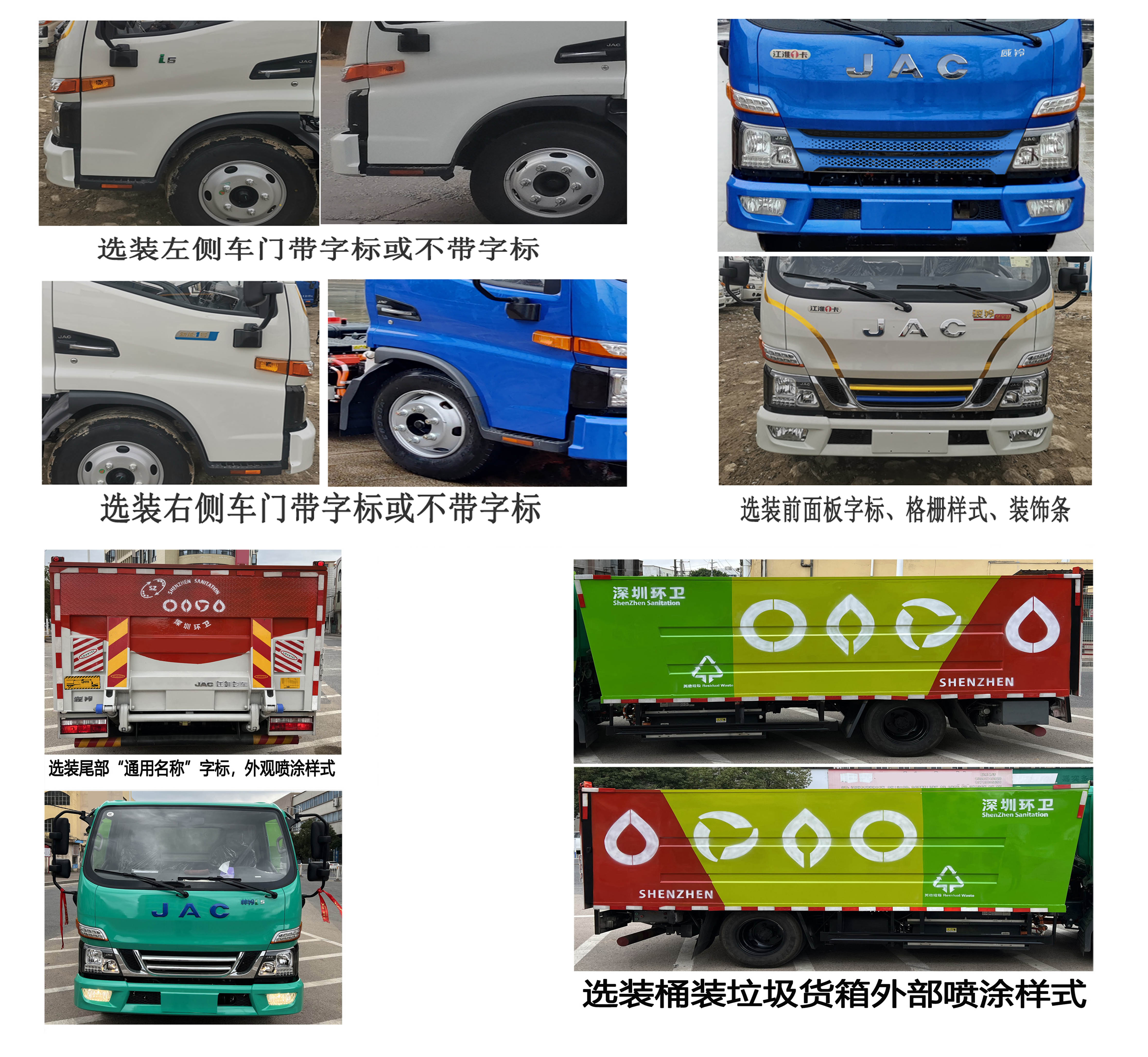 纯电动密闭式桶装垃圾车图片