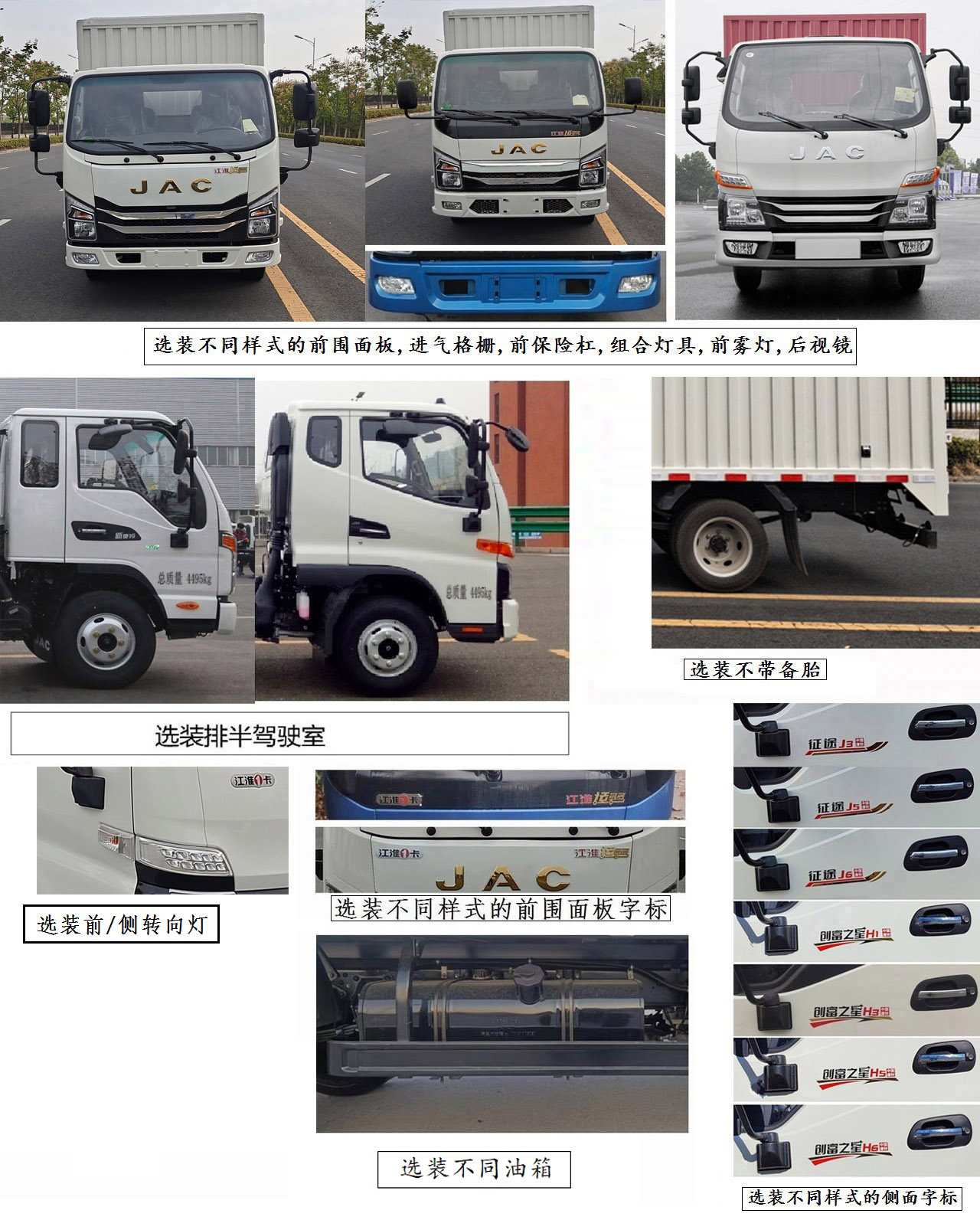江淮牌HFC5041XXYP23K7B4QS厢式运输车公告图片