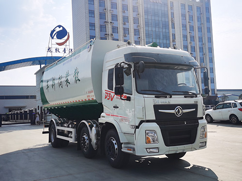 龙牧双星牌LMX5250ZSLDFV6散装饲料运输车公告图片