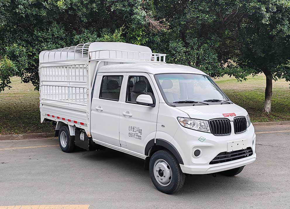 JKC5031CCYS6X2CNG型仓栅式运输车图片