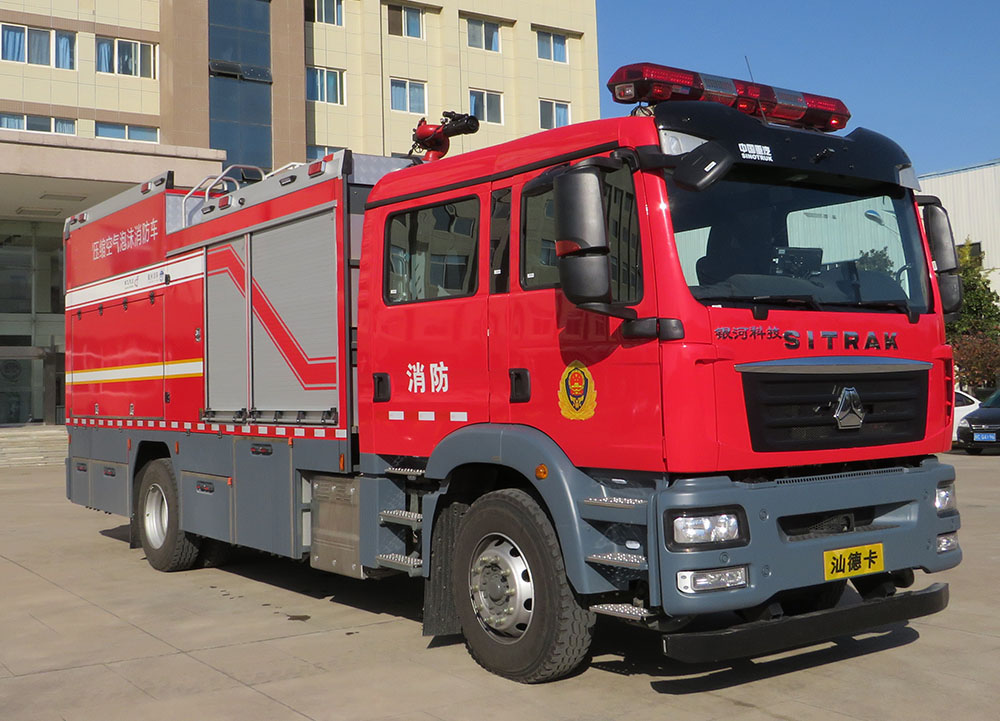 BX5190GXFAP45/SK6型压缩空气泡沫消防车图片