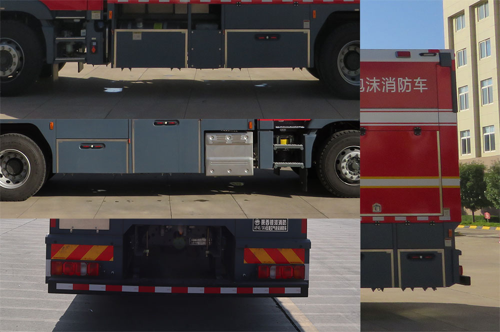 银河牌BX5190GXFAP45/SK6压缩空气泡沫消防车公告图片