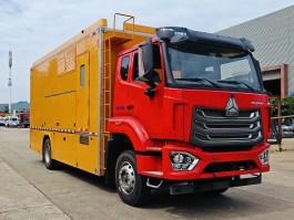 大流量排水抢险车