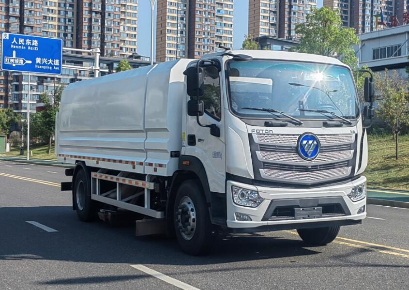 BJ5182TXCEV-H1 福田牌纯电动吸尘车图片