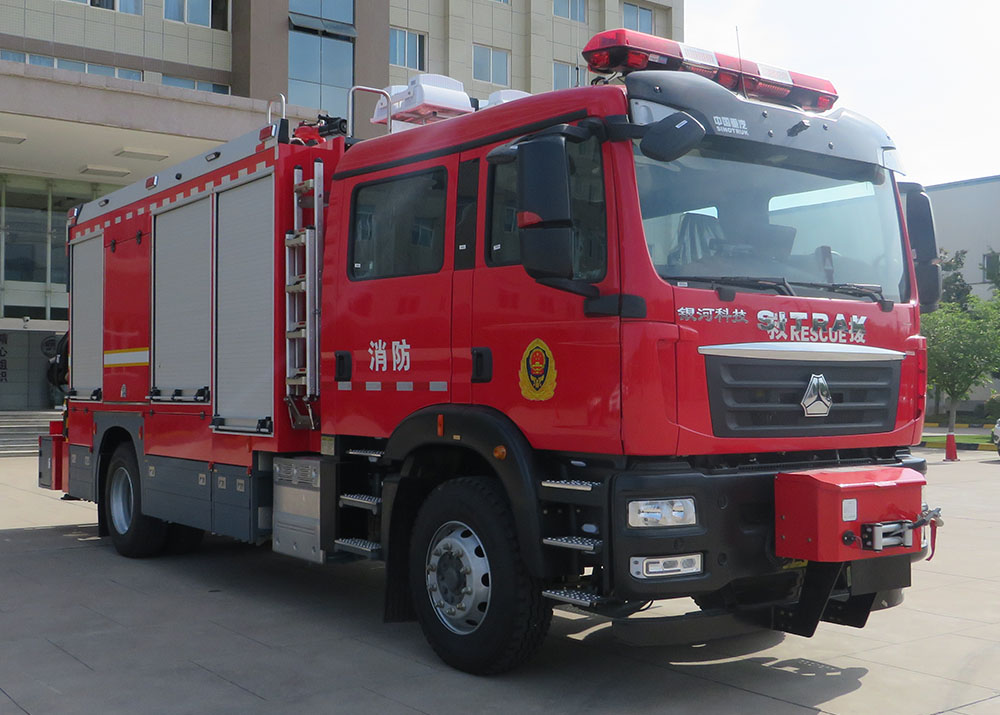 银河牌BX5190TXFHJ80/SK6化学救援消防车