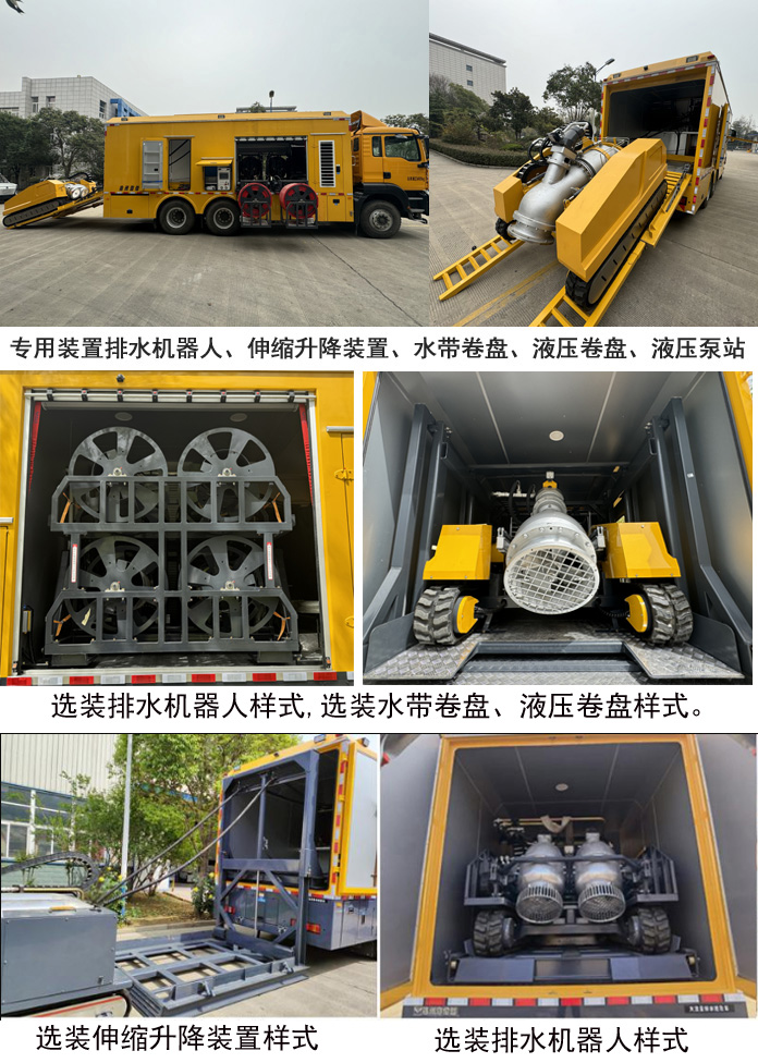 海伦哲牌XHZ5230TPSZ6大流量排水抢险车公告图片
