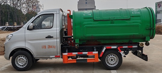 程力威牌CLW5033ZXX6HS车厢可卸式垃圾车公告图片